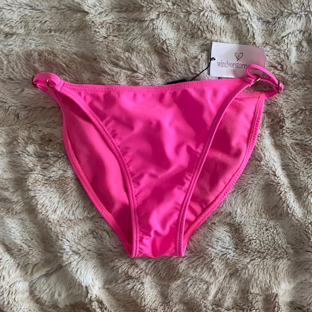 Windsor Pink Bikini Bottoms Size S NWT